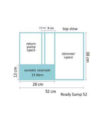 sump acuario blau 80 litros
