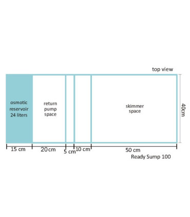 sump acuario blau 150 litros