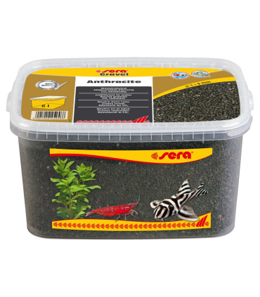 SERA cascalho arredondado antracite - 6L