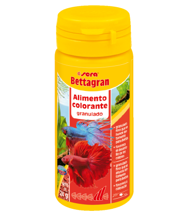 Alimento peces acuario bettas sera