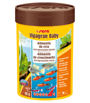 Alimento peces acuario alevines crias