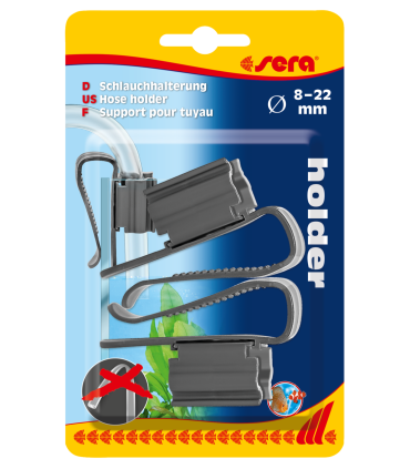Soporte tubo 8-22mm - Sera