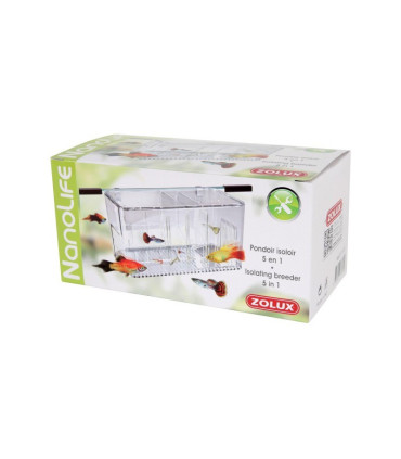 Paridera para peces de Zolux, que puede ser utilizada de diversas formas.