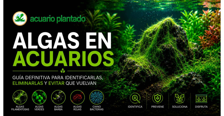 Algas en los acuarios
